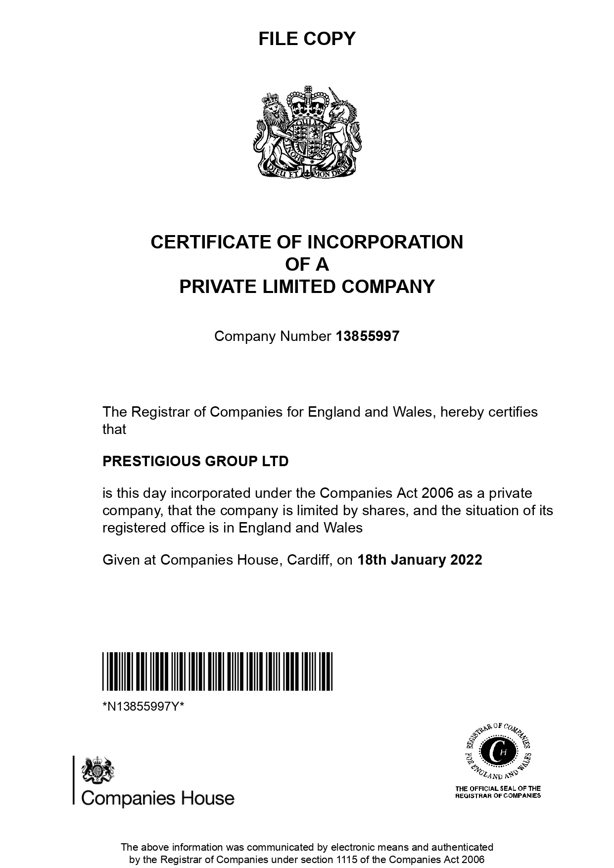 Cert file